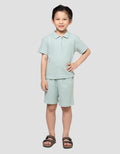 LITTLE M TEXTURE PAKAIAN SETELAN ANAK LAKI-LAKI