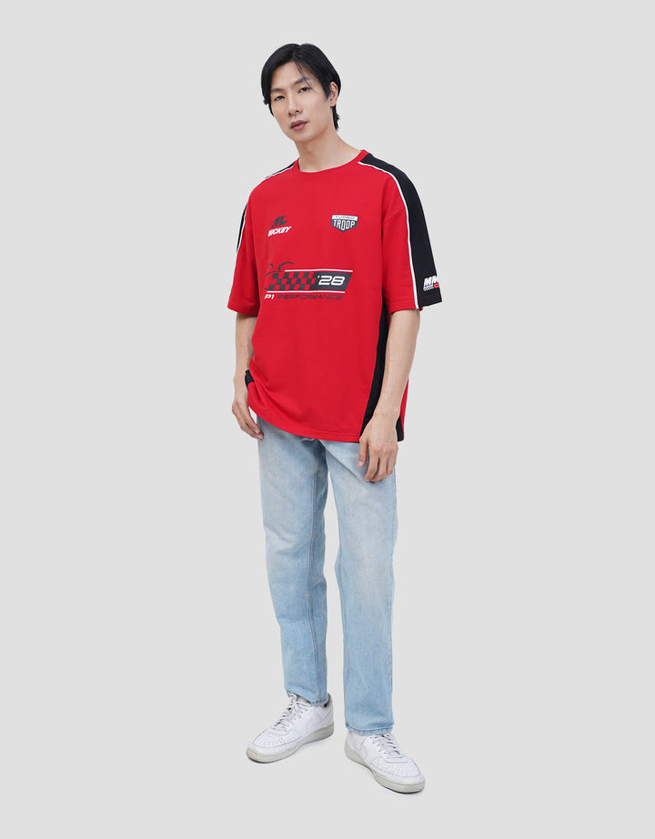 DISNEY MICKEY F1 CUT AND SEWN KAOS OVERSIZE PRIA