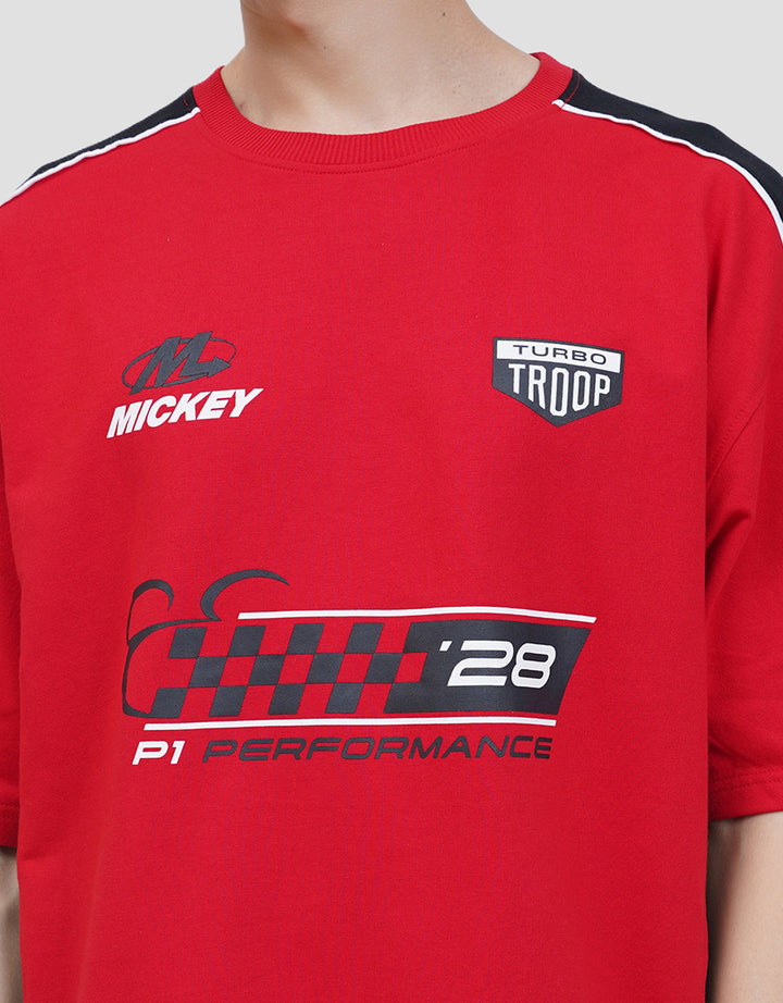 DISNEY MICKEY F1 CUT AND SEWN KAOS OVERSIZE PRIA