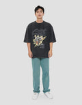 DISNEY STITCH GUITAR KAOS OVERSIZE PRIA