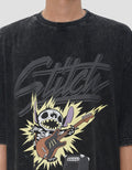 DISNEY STITCH GUITAR KAOS OVERSIZE PRIA