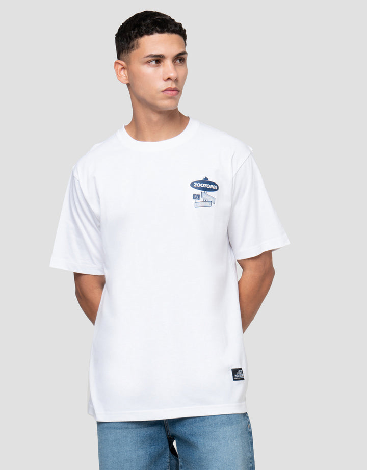 DISNEY ZOOTOPIA BACKPRINT KAOS PRIA