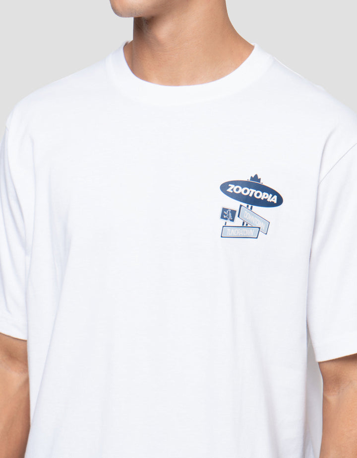 DISNEY ZOOTOPIA BACKPRINT KAOS PRIA