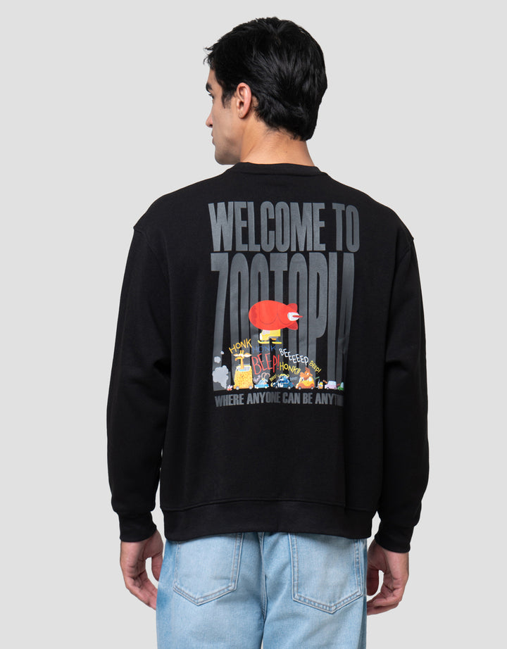 DISNEY WELCOME TO ZOOTOPIA BACKPRINT SWEATER PRIA