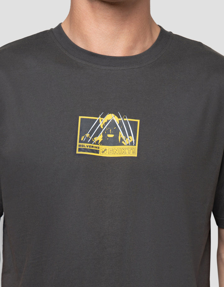 MARVEL WOLVERINE BACKPRINT KAOS PRIA