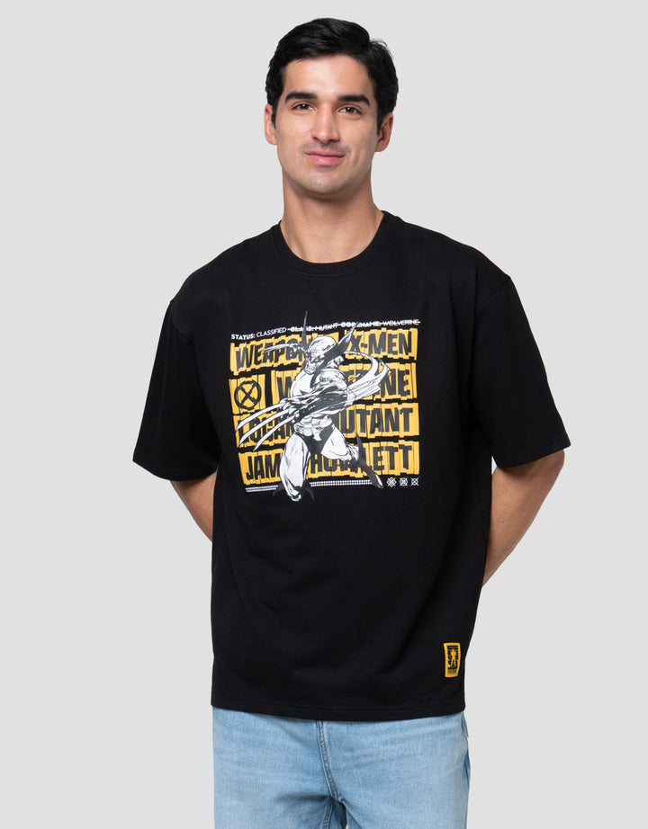 MARVEL WOLVERINE KAOS OVERSIZE PRIA