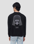 STAR WARS BOXY FACE DARTH VADER OUTLINE SWEATER PRIA