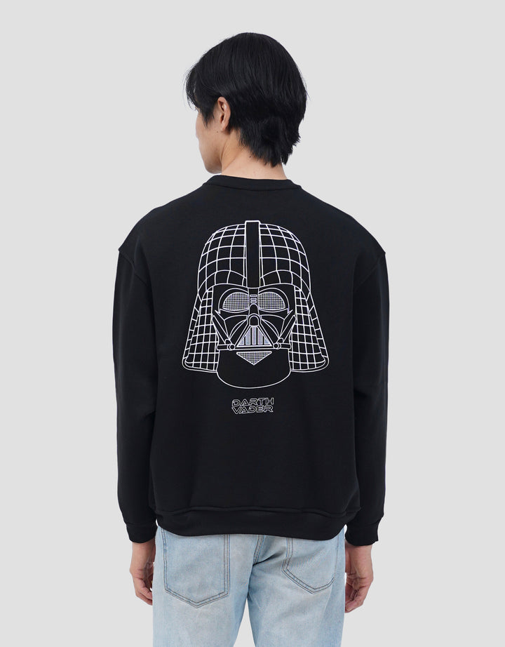 STAR WARS BOXY FACE DARTH VADER OUTLINE SWEATER PRIA