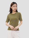 SUKO STRIPE KAOS WANITA