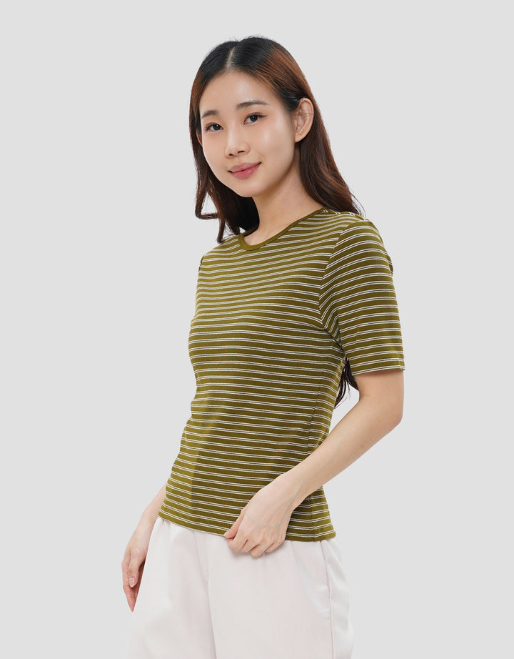 SUKO STRIPE KAOS WANITA