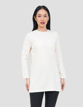 SUKO KERAH BULAT LENGAN PANJANG KAOS WANITA