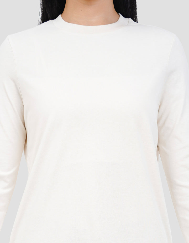 SUKO KERAH BULAT LENGAN PANJANG KAOS WANITA