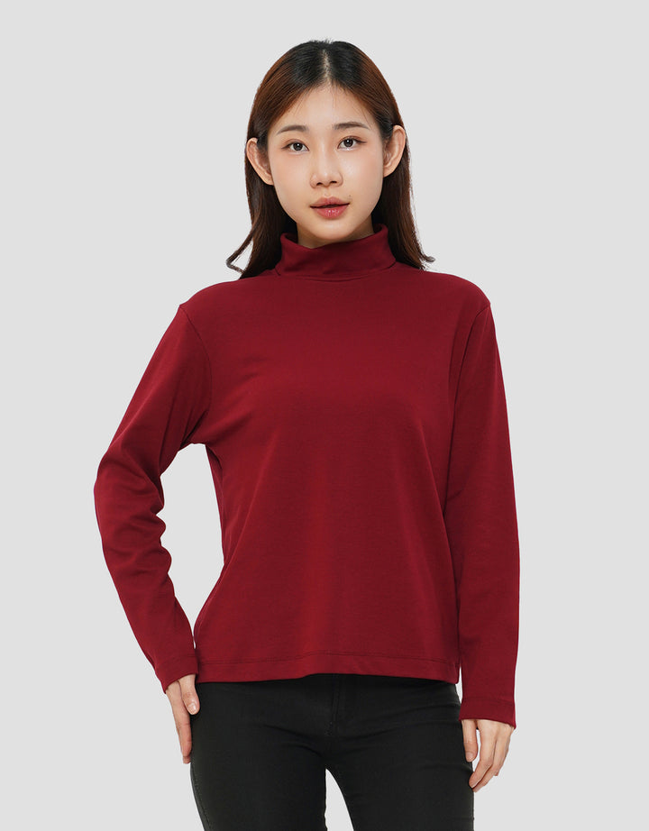SUKO TURTLENECK KAOS LENGAN PANJANG WANITA
