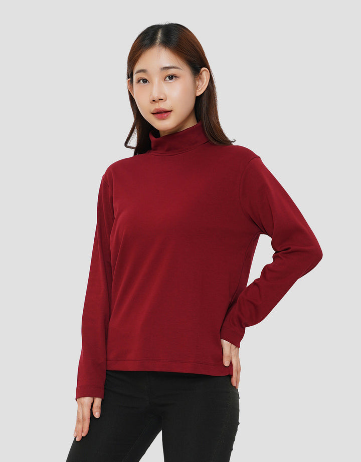 SUKO TURTLENECK KAOS LENGAN PANJANG WANITA