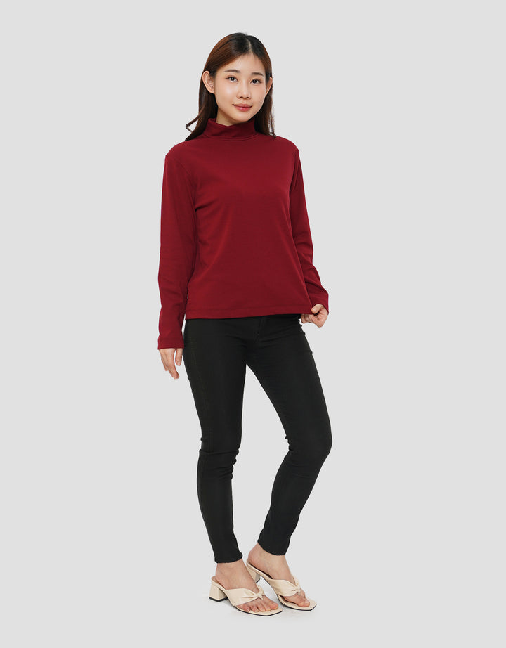 SUKO TURTLENECK KAOS LENGAN PANJANG WANITA