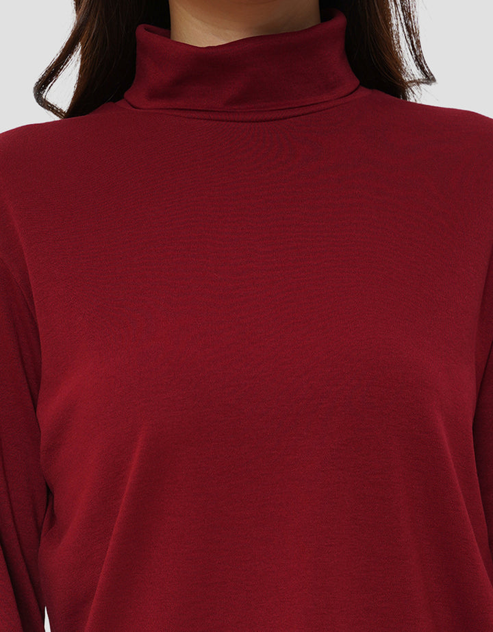 SUKO TURTLENECK KAOS LENGAN PANJANG WANITA