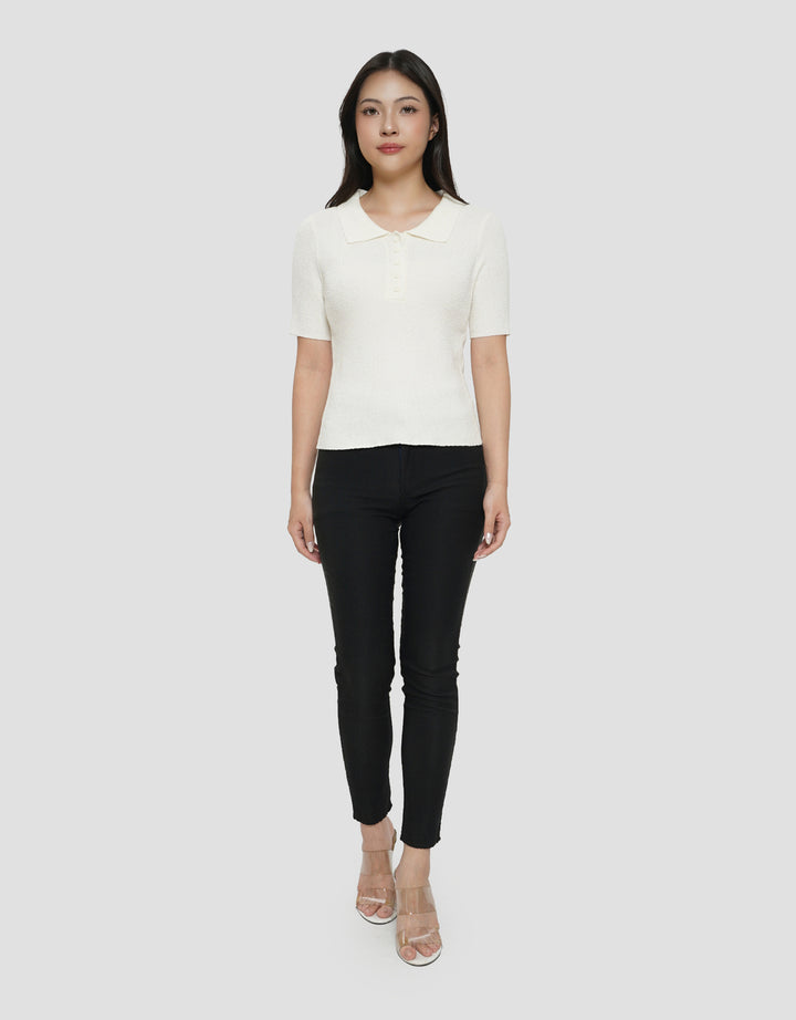 SUKO TEKSTUR POLO WANITA
