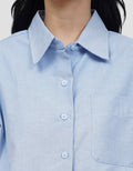 SUKO OXFORD BOXY KEMEJA WANITA