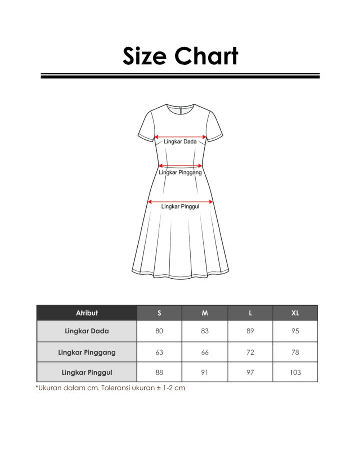 SUKO FLARE DRESS WANITA