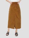 SUKO ROK MIDI CORDUROY WANITA