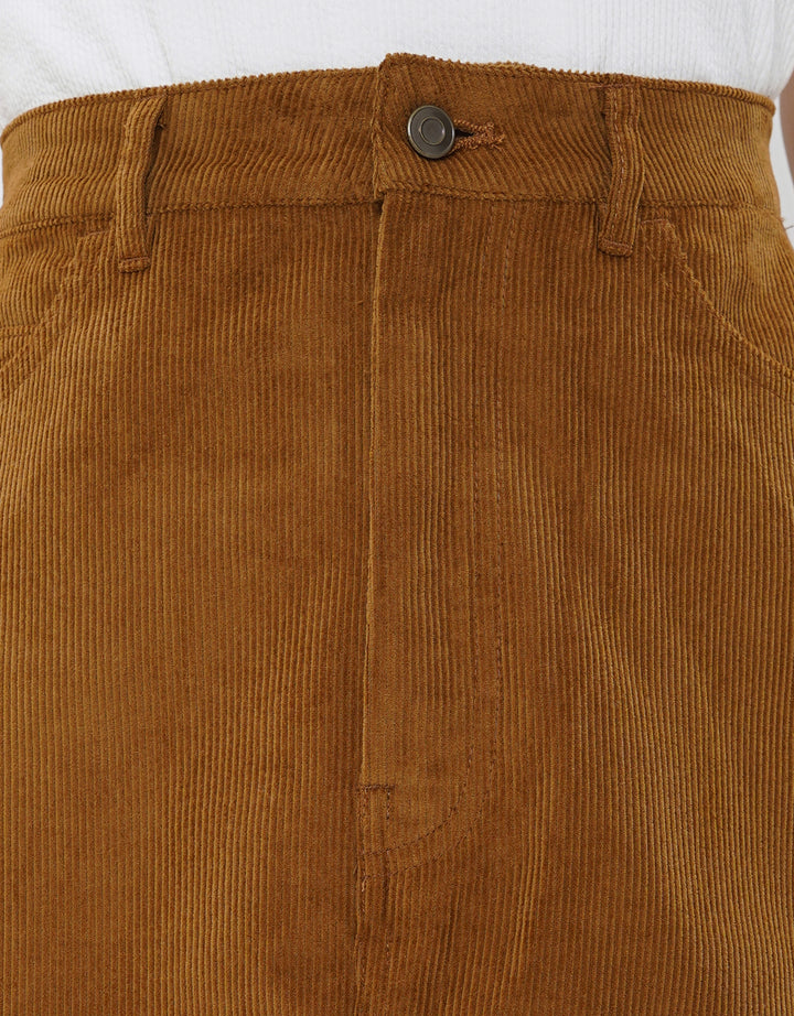 SUKO ROK MIDI CORDUROY WANITA