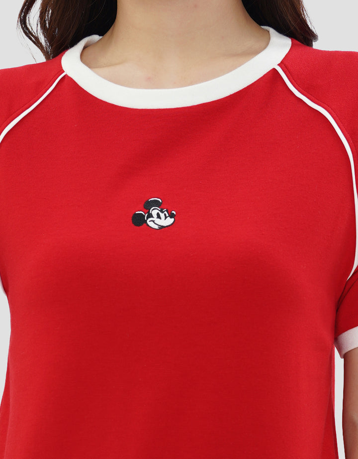 DISNEY PRINT MICKEY MOUSE RACING KAOS WANITA