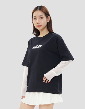 DISNEY LAYER LACE MICKEY MOUSE RACING SWEATER OVERSIZE WANITA