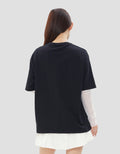 DISNEY LAYER LACE MICKEY MOUSE RACING SWEATER OVERSIZE WANITA