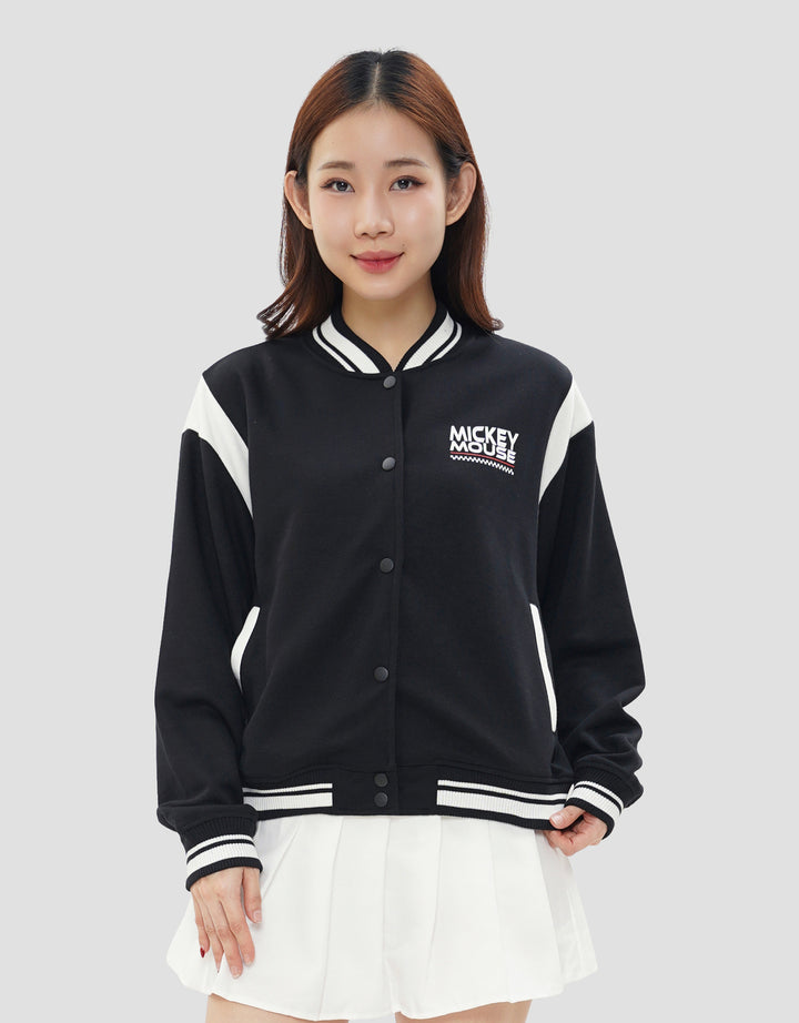 DISNEY BOXY PRINT MICKEY MOUSE JAKET VARSITY WANITA