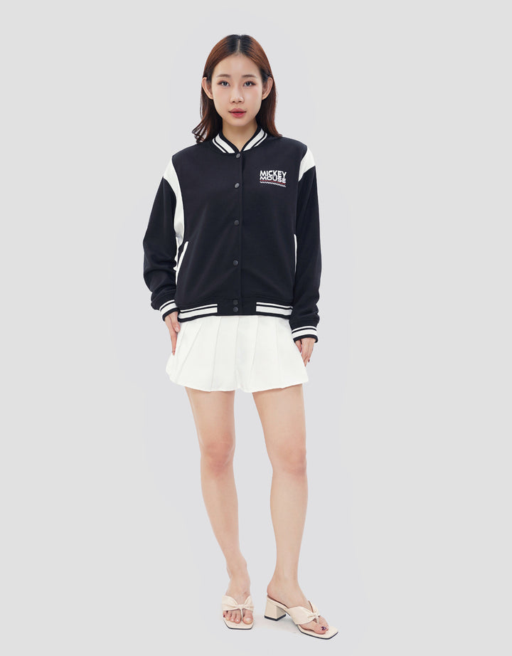 DISNEY BOXY PRINT MICKEY MOUSE JAKET VARSITY WANITA