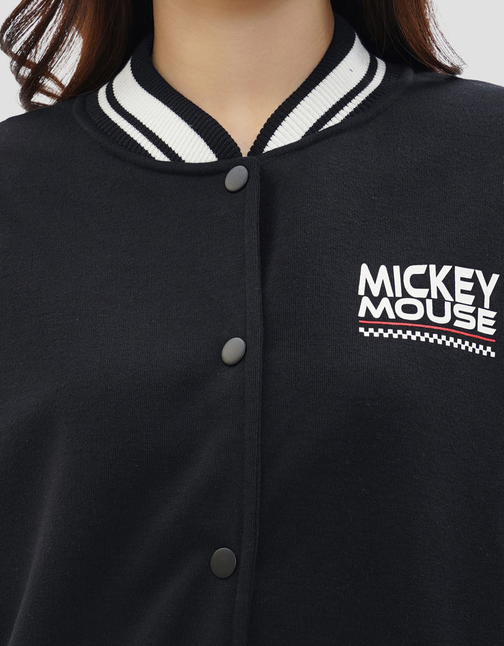 DISNEY BOXY PRINT MICKEY MOUSE JAKET VARSITY WANITA
