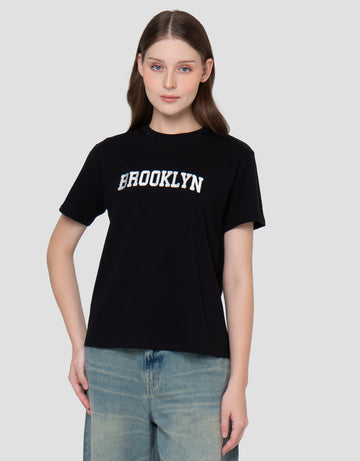 NEVADA SOLID BROOKLYN PRINT KAOS WANITA