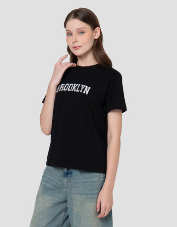 NEVADA SOLID BROOKLYN PRINT KAOS WANITA