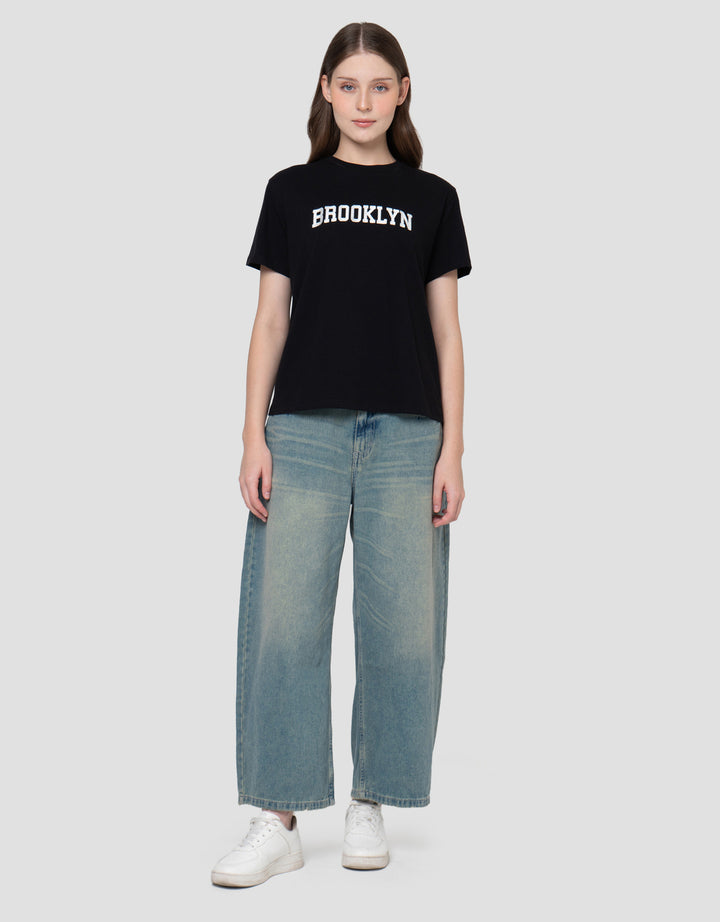 NEVADA SOLID BROOKLYN PRINT KAOS WANITA