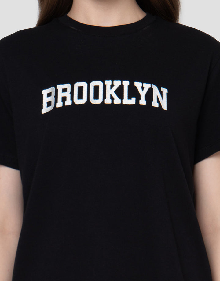 NEVADA SOLID BROOKLYN PRINT KAOS WANITA