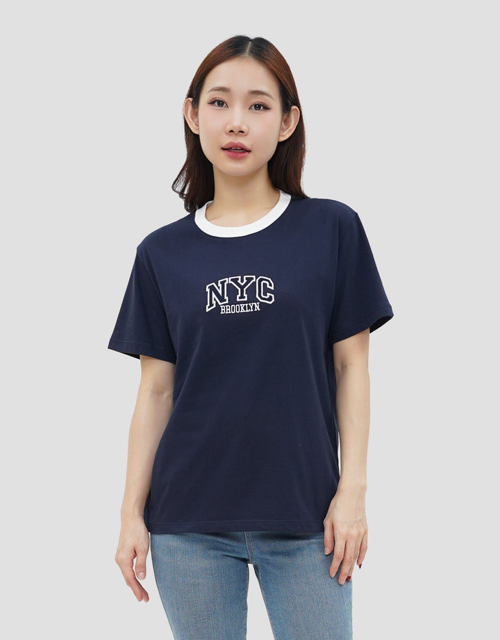 NEVADA PRINT NYC KAOS WANITA
