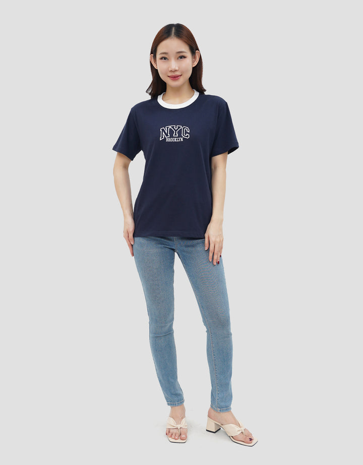 NEVADA PRINT NYC KAOS WANITA