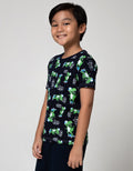 Little M Dino Full Print Kids T-Shirt