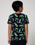 Little M Dino Full Print Kids T-Shirt