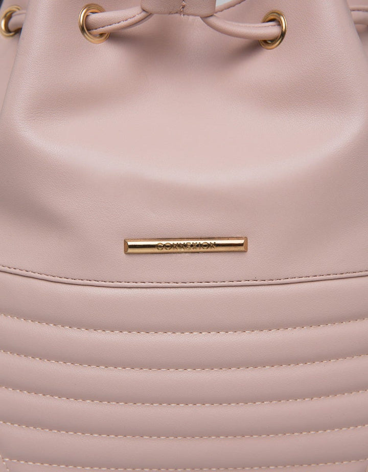 Connexion Shoulder Bag Bucket Plum2