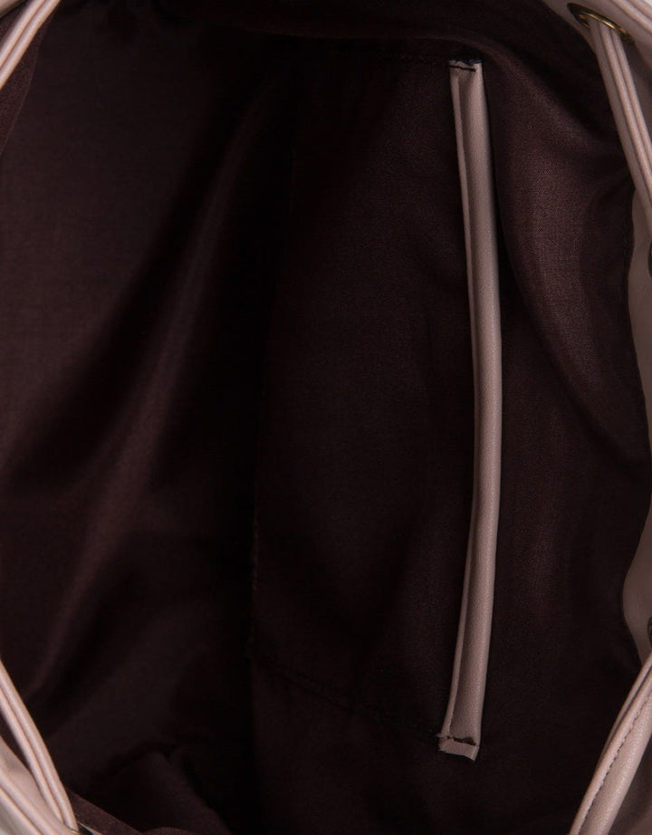 Connexion Shoulder Bag Bucket Plum2