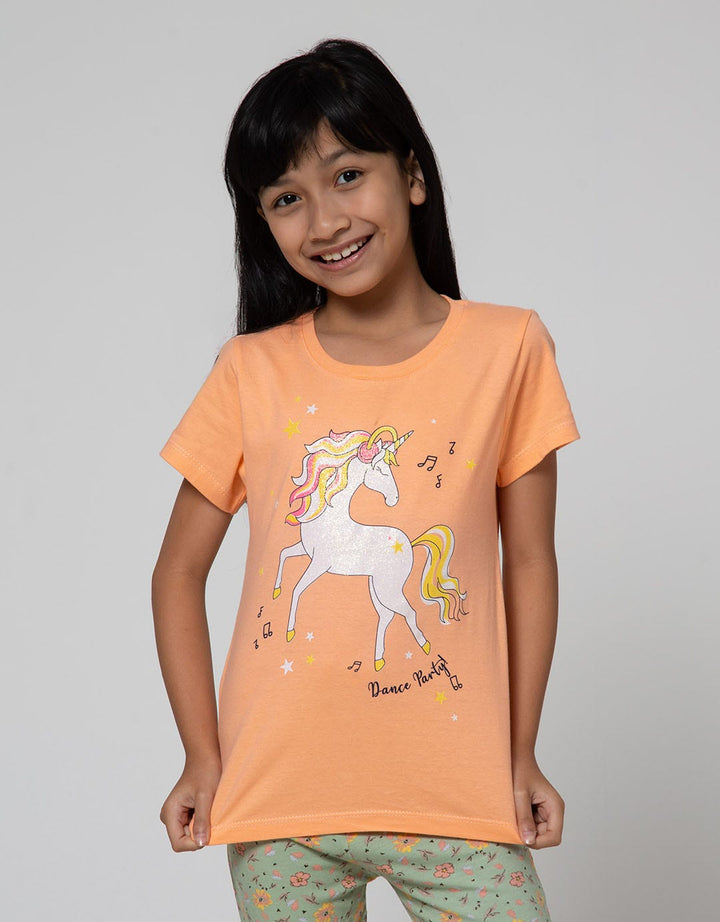 Little M Short Sleeve Unicorn T-Shirt 1