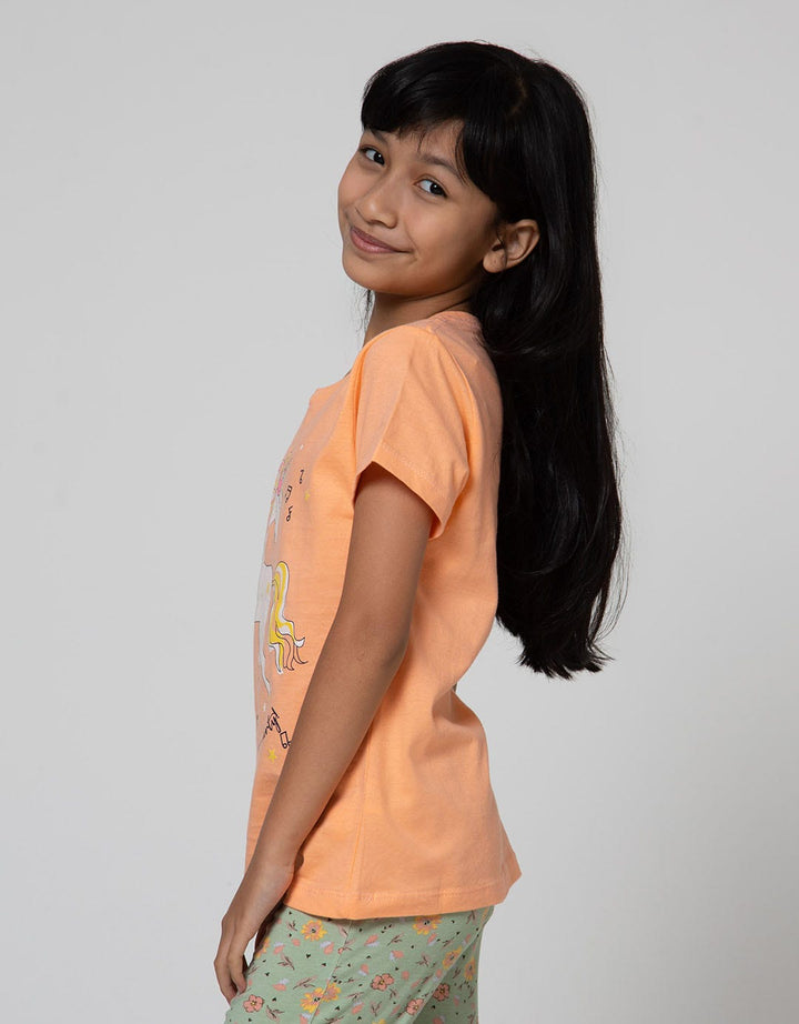 Little M Short Sleeve Unicorn T-Shirt 1