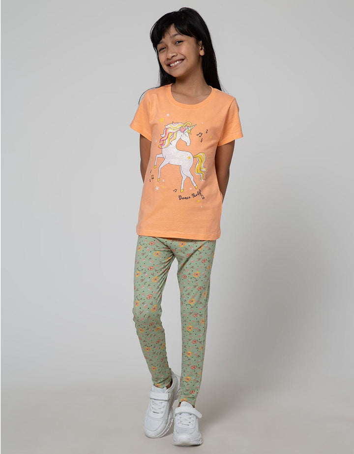 Little M Short Sleeve Unicorn T-Shirt 1