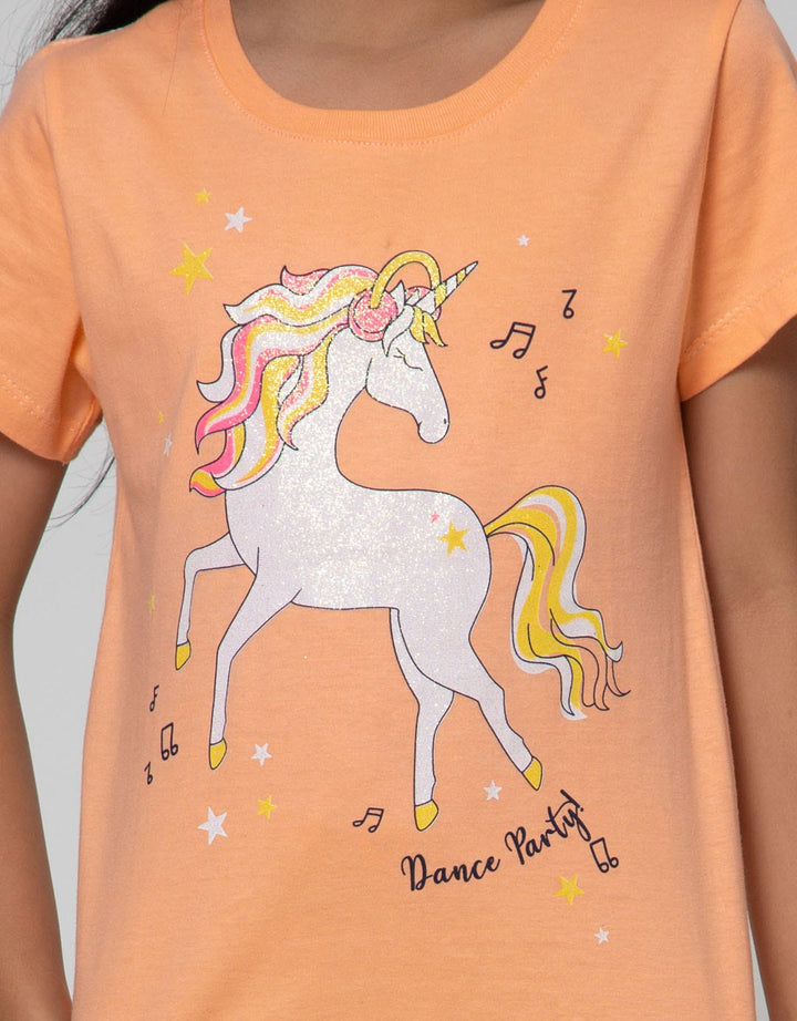 Little M Short Sleeve Unicorn T-Shirt 1