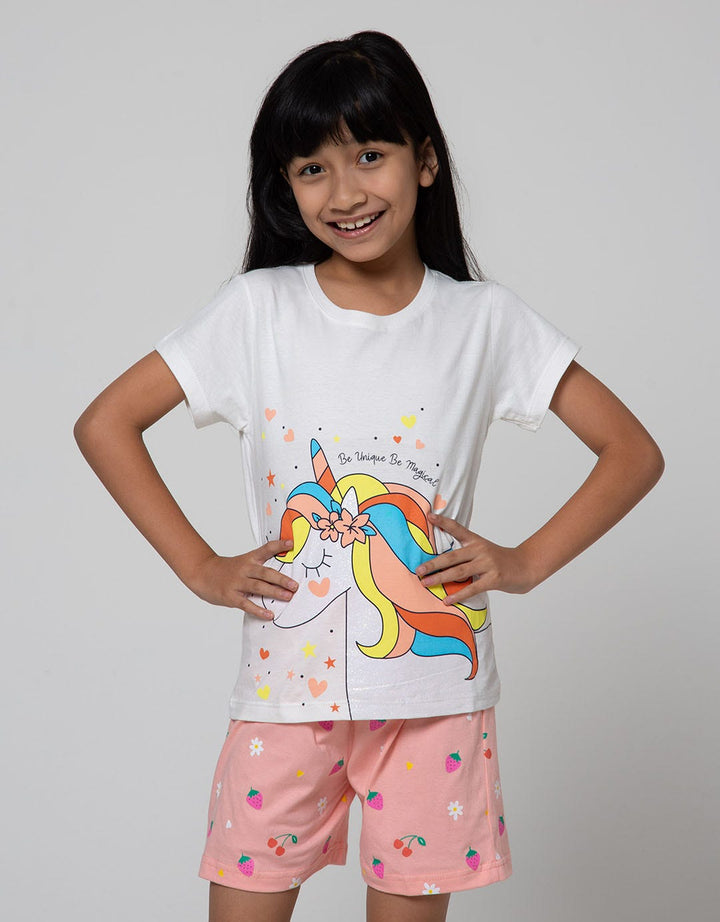 Little M Short Sleeve T-Shirt Unicorn 2