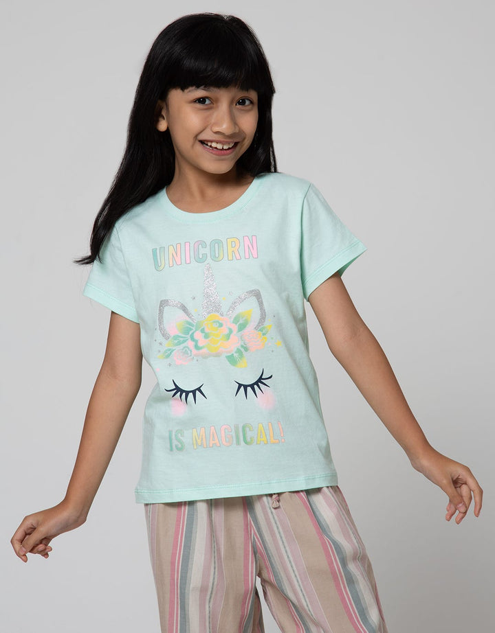 Little M Short Sleeve T-Shirt Unicorn 3