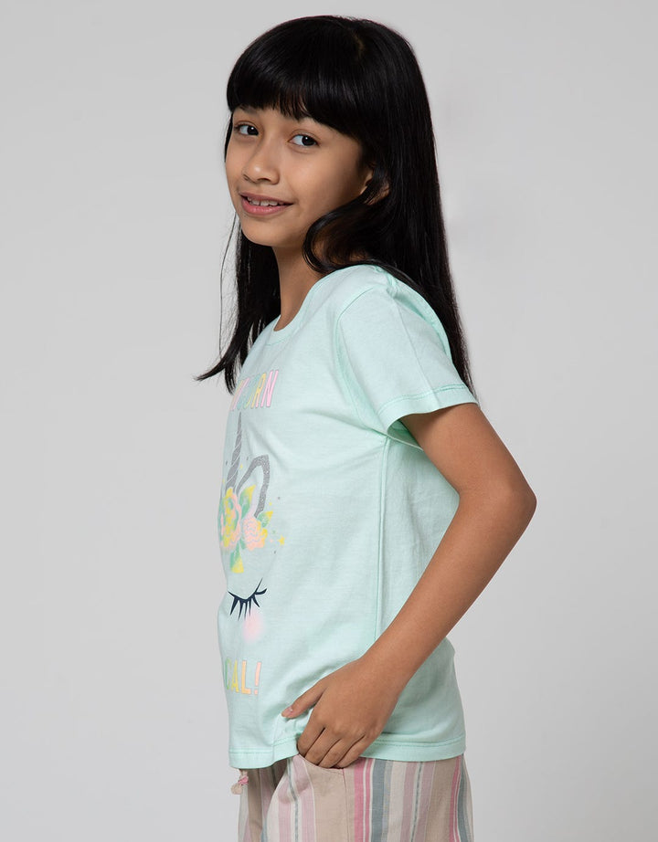 Little M Short Sleeve T-Shirt Unicorn 3