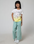 Little M Unicorn Print Kaos Anak Perempuan