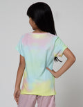 Little M Unicorn Print Kaos Anak Perempuan